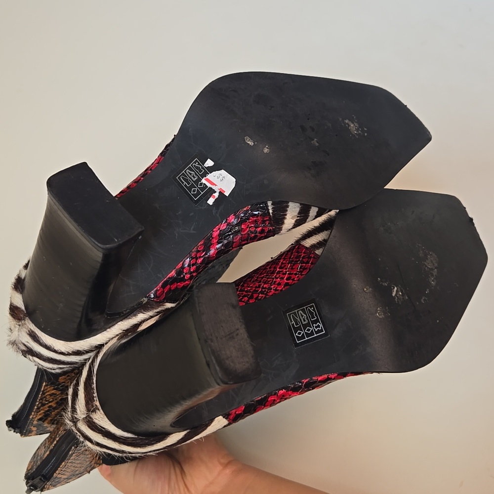 Vintage Zebra Calf Boots - Picture 6 of 7